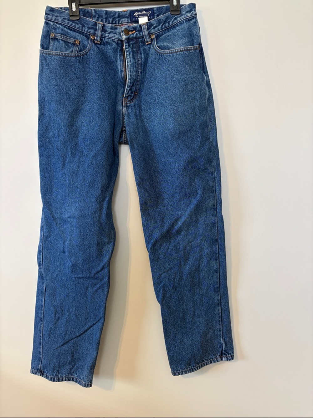 Eddie Bauer Men's Blue Relaxed-Fit Jeans